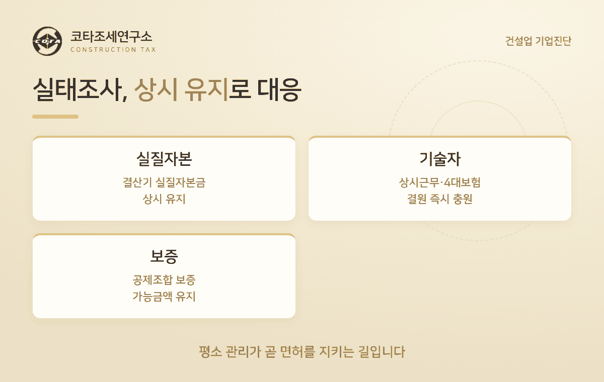 실태조사 상시 유지로 대응 - 코타조세연구소