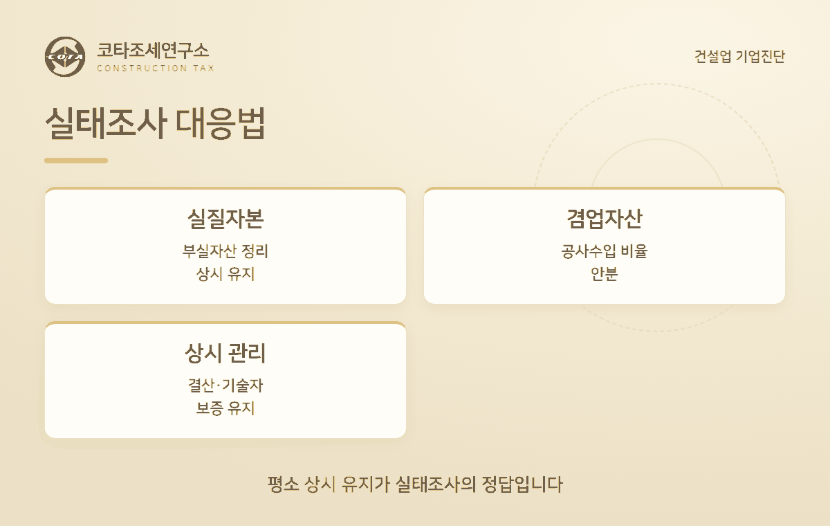 실태조사 대응법 - 코타조세연구소